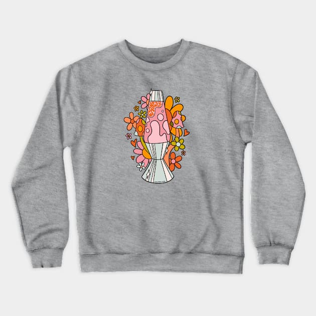 Cancer Lava Lamp Crewneck Sweatshirt by Doodle by Meg